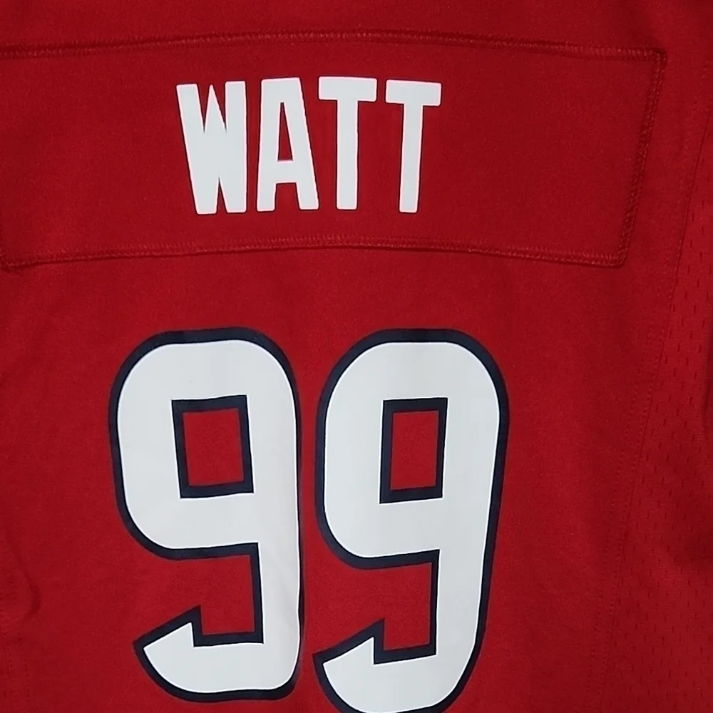 NFL Nike Houston Texans Watt jersey #99 youth Large red On field jersey